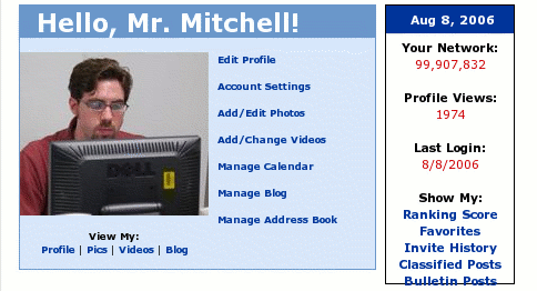 1,974 MySpace profile views